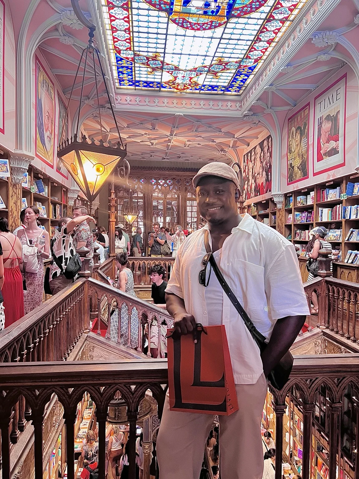 Inside Livraria Lello
